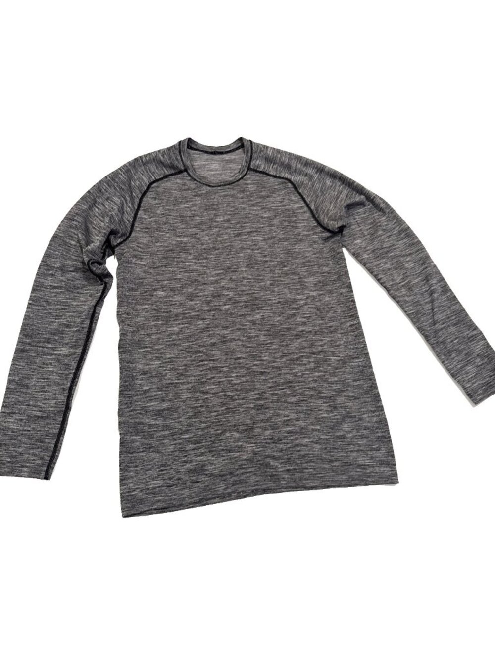 Lululemon Womens Long Sleeve Tee Heathered Gray Size XS